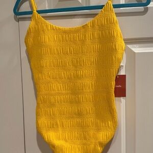 Annie Yellow One Piece Swimsuit